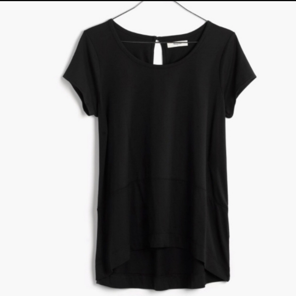Madewell Folk Chord Keyhole Tee